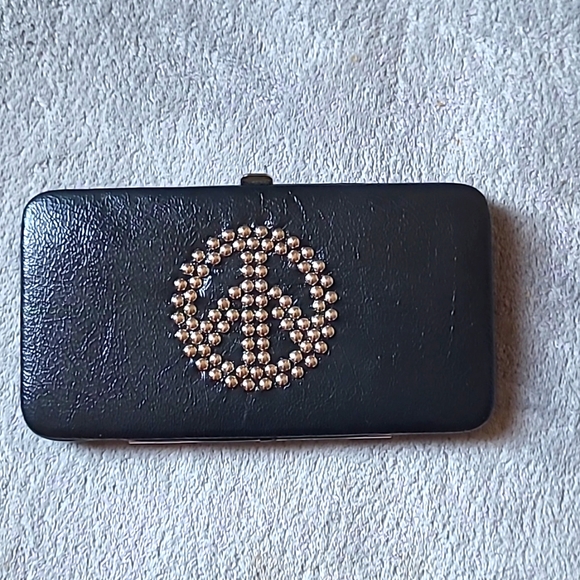 AMC ACCESSORIES Handbags - Studded Peace Wallet/Clutch